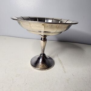 Cheshire antique large silver plate 95 compote bowl